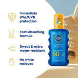 NIVEA SUN Cooling Suncream Spray SPF50 Protect&Refresh 200ml