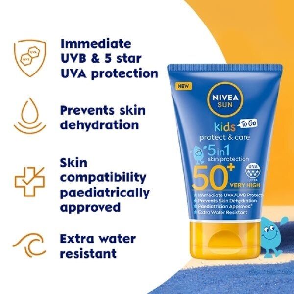 Nivea Sun Kids Protect & Care Lotion To-Go Spf 50+ 50Ml