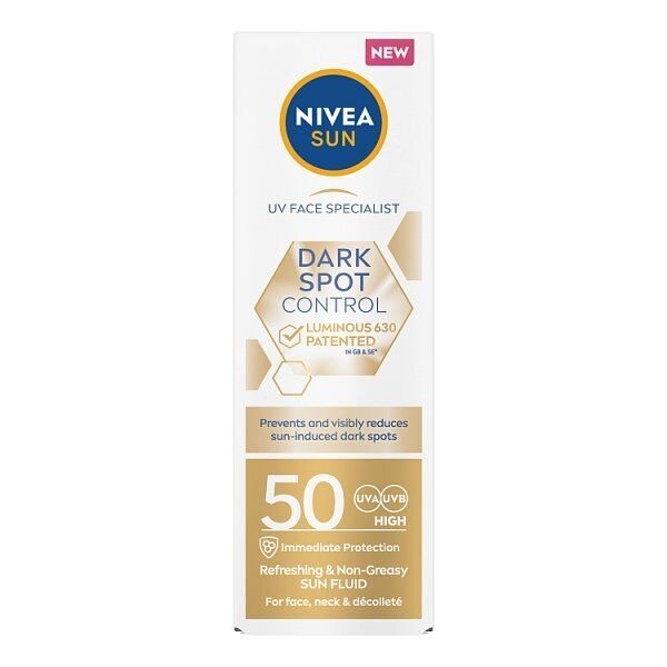 Nivea Sun Luminous 630 Anti-Pigment Fluid Spf50. 40Ml