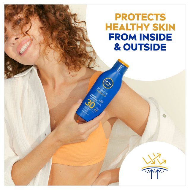 NIVEA SUN Protect & Moisture SPF 30 Sun Lotion Travel Size 100ml