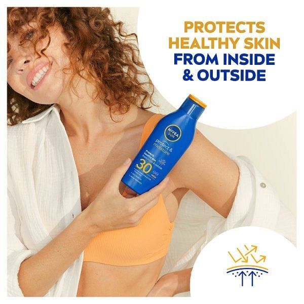 NIVEA SUN Suncream Lotion SPF 30 Protect & Moisture 100ml