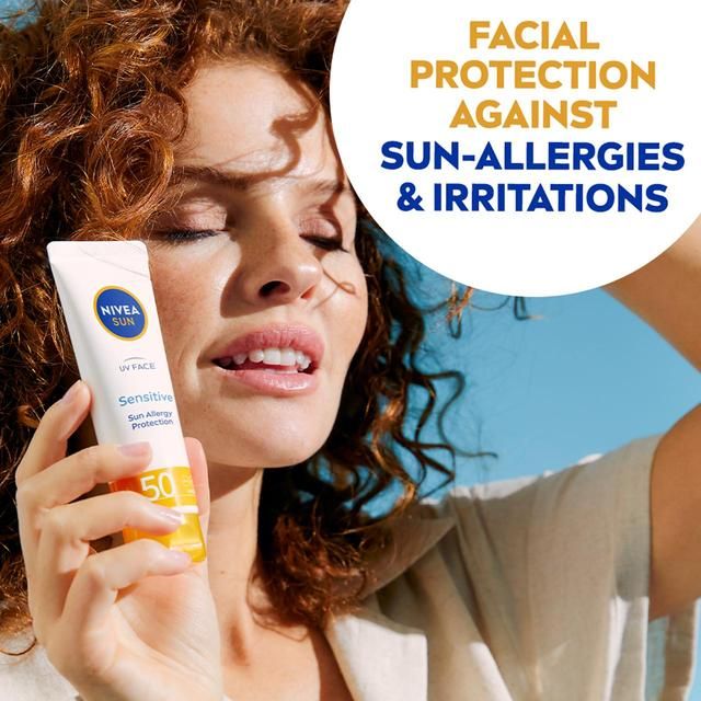 NIVEA SUN UV Face SPF 50 Sensitive Sun Cream 50ml
