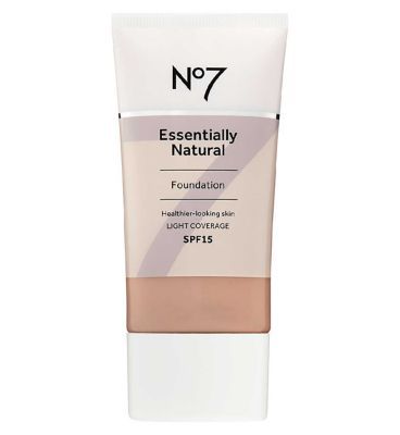 No7 Essentially Natural Foundation SPF15 40ml cool vanilla