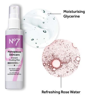 No7 Menopause Skincare Instant Cooling Mist 100ml