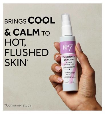 No7 Menopause Skincare Instant Cooling Mist 100ml