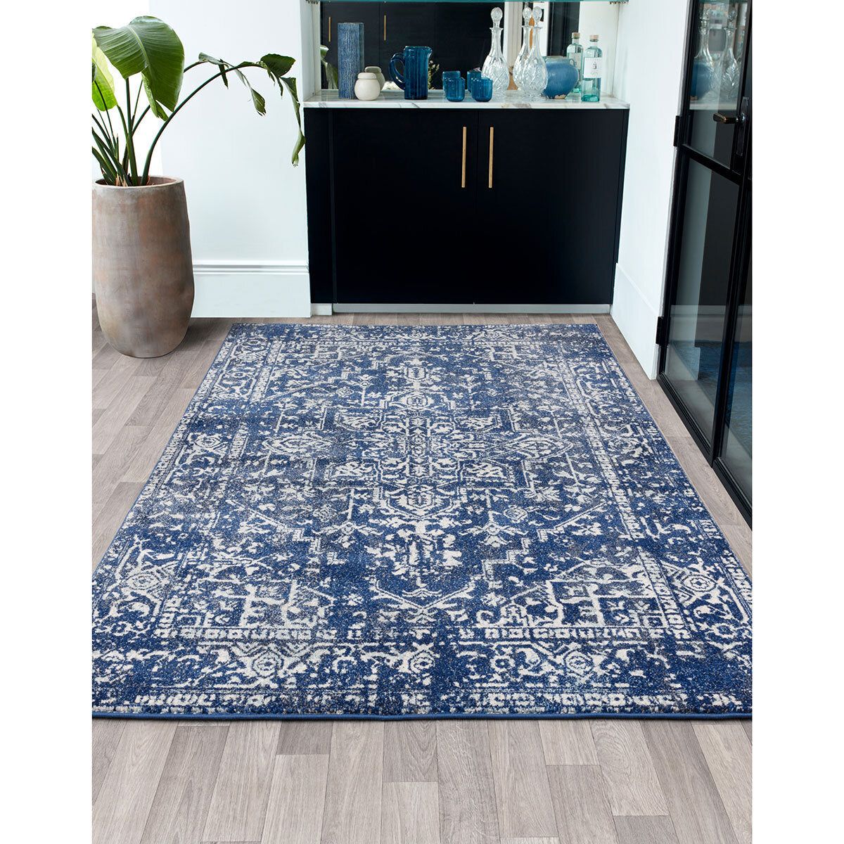 Nova Antique Navy Rug, in 2 Sizes