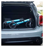 NRS Healthcare Compact Easy Rollator – Blue