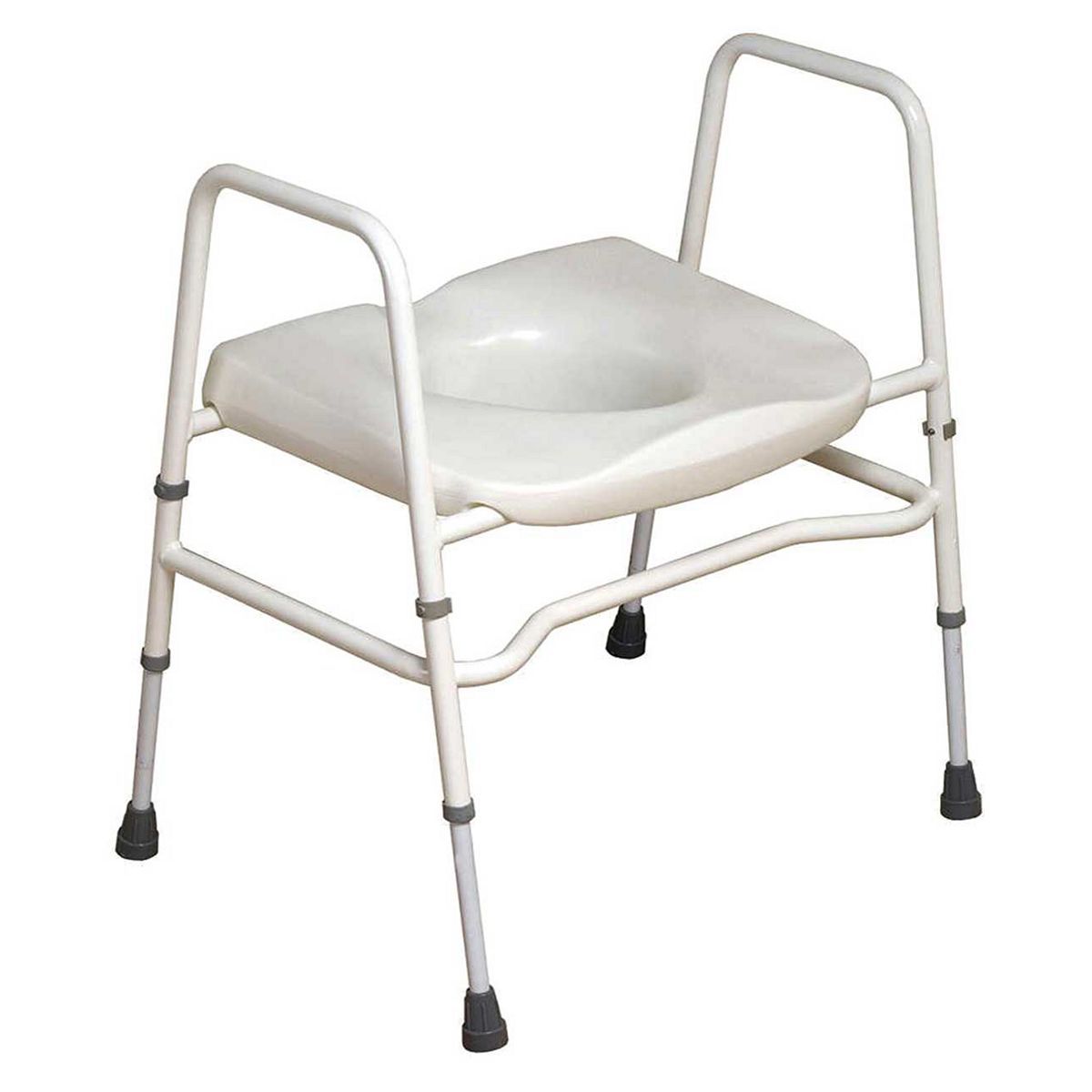 NRS Healthcare Mowbray Toilet Seat & Frame Free Standing - Extra wide