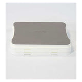 NRS Healthcare NUVO Height Adjustable Bath Steps With Pillars & Anti-Slip Top White