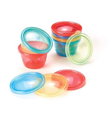 Nuby Garden Fresh Food Pots with Lids