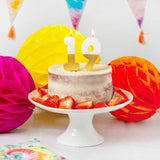 Number 1 Gold Candle 1st Birthday