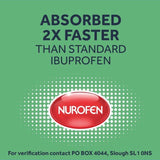Nurofen Express Pain Relief Ibuprofen 200mg Liquid Caps 16 per pack