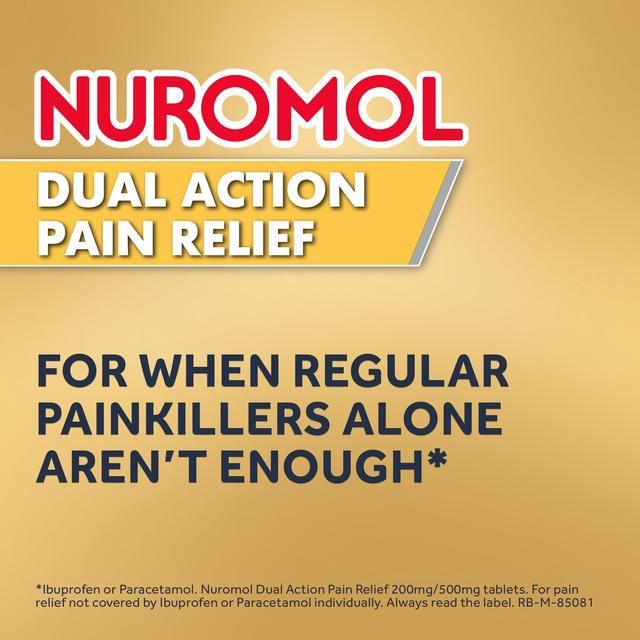 Nuromol Dual Action Pain Relief Ibuprofen & Paracetamol 16 per pack