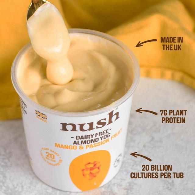 Nush Almond Milk Yog Mango and Passionfruit 350g