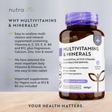 Nutravita Multivitamins & Minerals - 365 Vegan Tablets