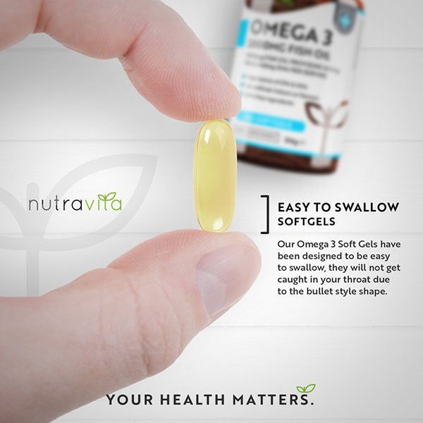 Nutravita Omega 3 2000mg Pure Fish Oil - 240 Soft Gels