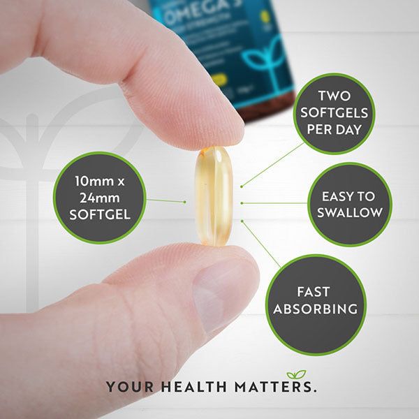 Nutravita Omega 3 High Strength 1400mg - 90 Softgels