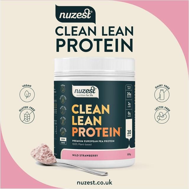 Nuzest Wild Strawberry Clean Lean Protein Powder 500g