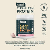 Nuzest Wild Strawberry Clean Lean Protein Powder 500g