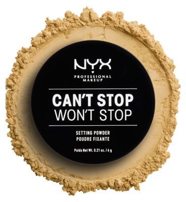 NYX Professional Makeup Can't Stop Won't Stop Setting Powder Banana