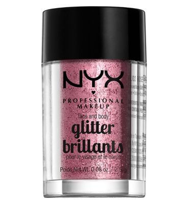 NYX Professional Makeup Face and Body Glitter Rose