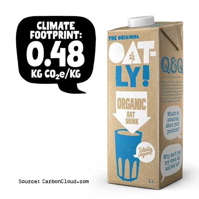 Oatly Organic Oat Drink Long Life 1L