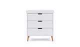 Obaby Maya Changing Unit - White & Acacia