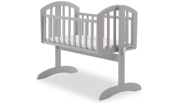 Obaby Sophie Swinging Crib - Warm Grey