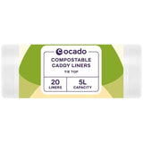 Ocado Compostable Caddy Liners 5L 20 per pack