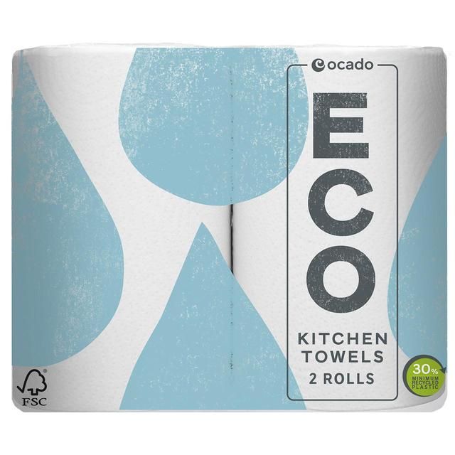 Ocado Eco Kitchen Towels 2 per pack