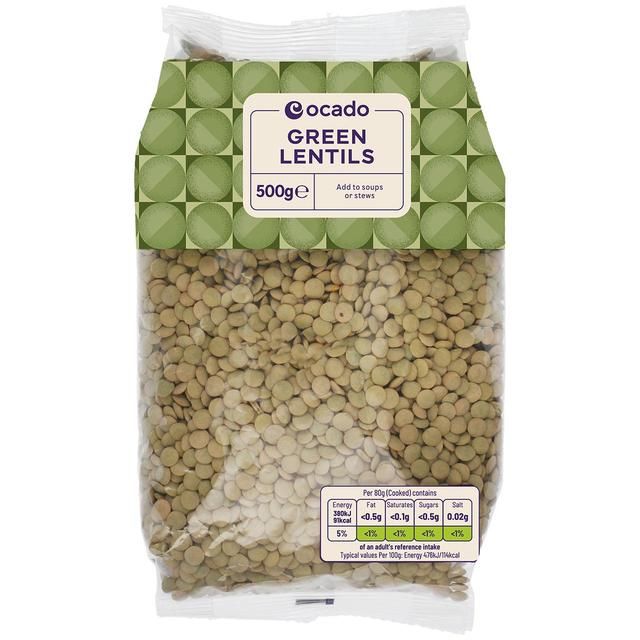 Ocado Green Lentils 500g