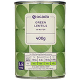 Ocado Green Lentils in Water 400g