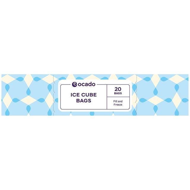 Ocado Ice Cube Bags 20 per pack