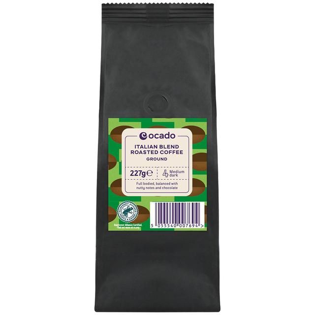 Ocado Italian Blend Roast & Ground Coffee 227g