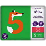 Ocado Kiddo Ultra-Dry Nappy Pants Size 5 (12-18kg) 36 per pack