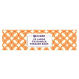 Ocado Large Tie Handle Freezer Bags 25 per pack