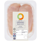 Ocado Organic Free Range Chicken Breast Fillets Typically: 375g