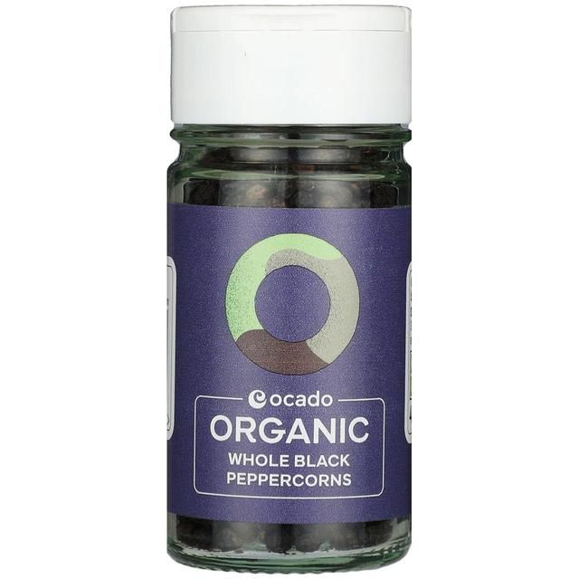 Ocado Organic Whole Black Pepper Corns 40g