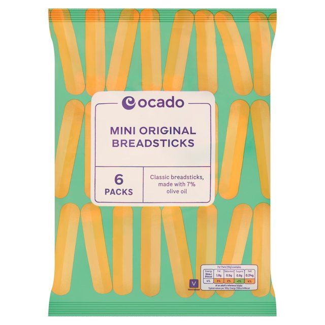 Ocado Original Mini Breadsticks 6 x 20g