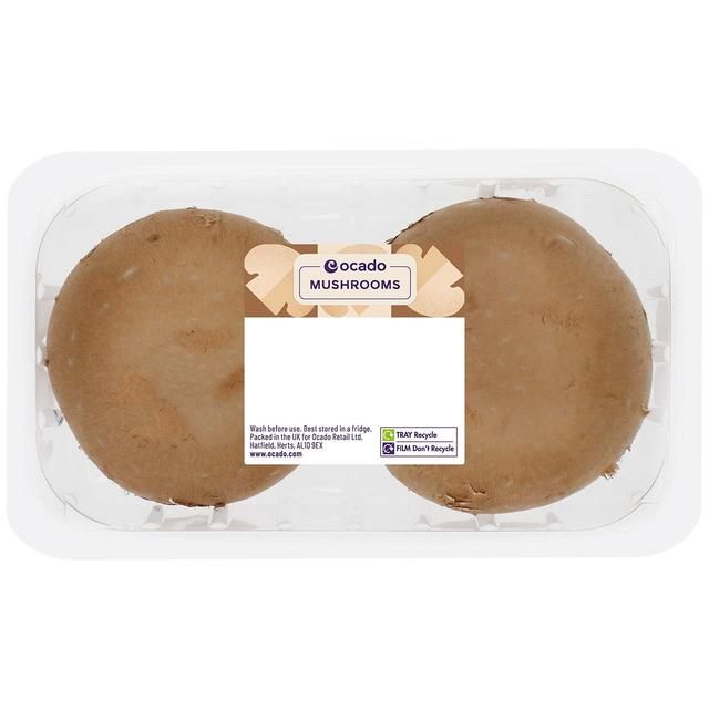 Ocado Portobello Mushrooms min 2 per pack