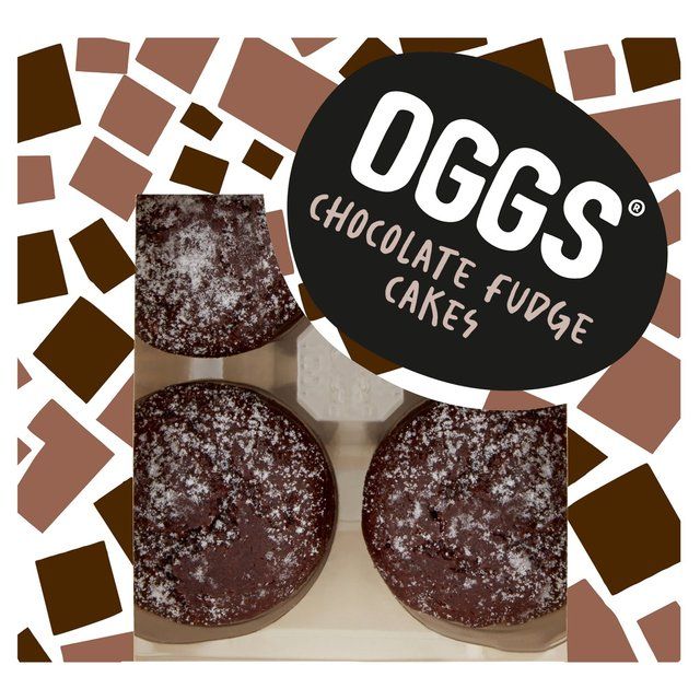 Oggs Chocolate Fudge Cakes 4 x 46g