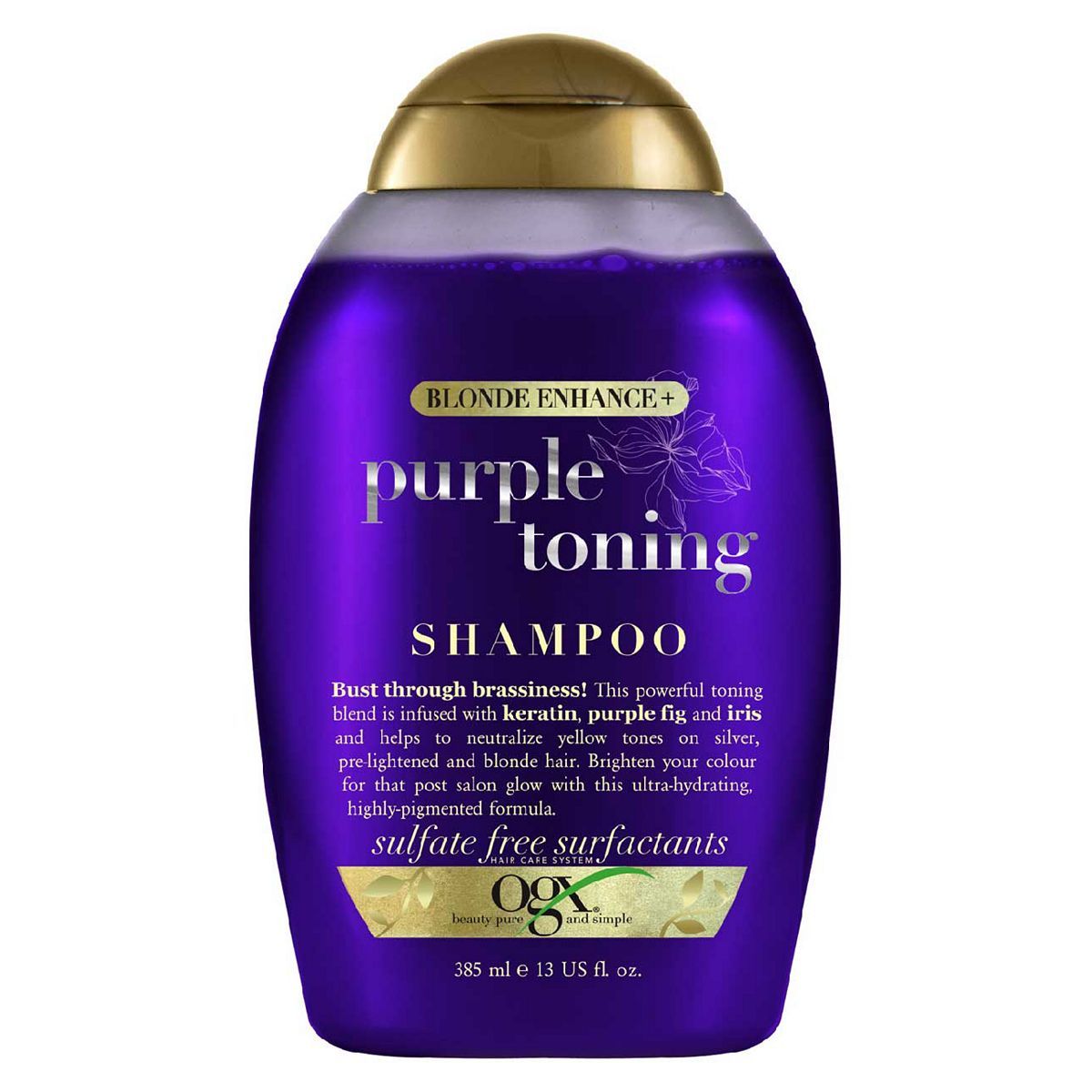 OGX Blonde Enhance+ Purple Toning Shampoo 385ml