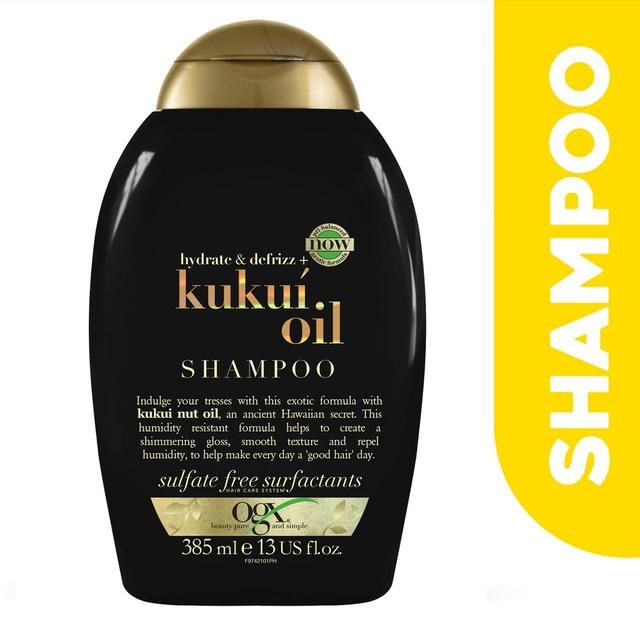 OGX Hydrate & Defrizz+ Kukui Oil pH Balanced Shampoo 385ml