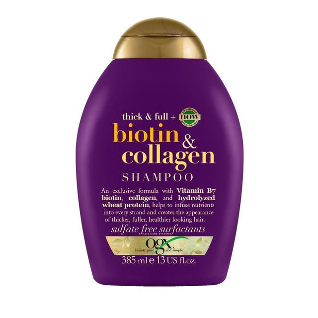 OGX Thick & Full+ Biotin & Collagen pH Balanced Shampoo 385ml