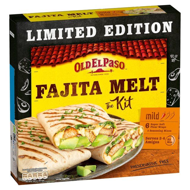 Old El Paso Fajita Melt Kit 385g