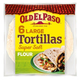 Old El Paso Large Flour Tortilla Fajita Wraps 6 per pack