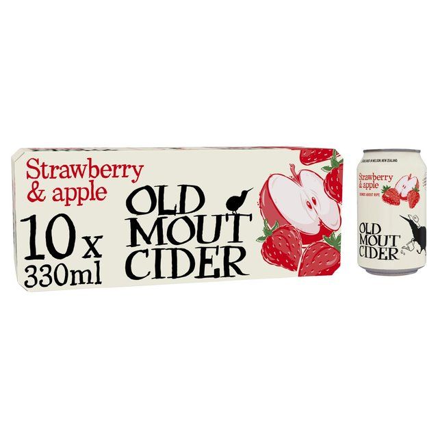 Old Mout Cider Strawberry & Apple 10 x 330ml