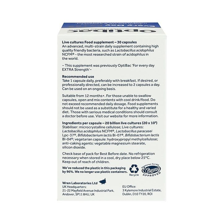 Optibac Every Day EXTRA 30 Capsules