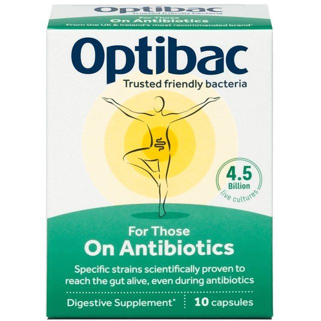 Optibac Probiotics For Those On Antibiotics 10 Capsules 10 per pack