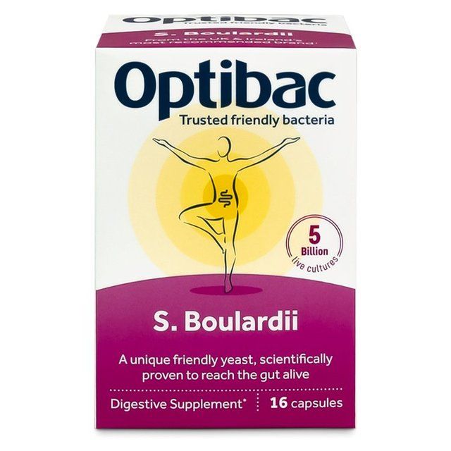Optibac Saccharomyces Boulardii 16 Capsules 16 per pack